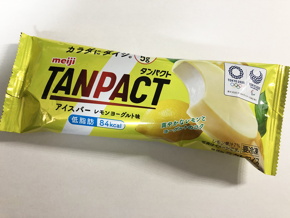 【明治】TANPACT アイスバー レモンヨーグルト味