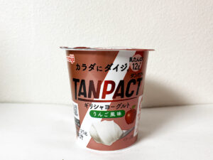 【明治】TANPACT ギリシャヨーグルト りんご風味