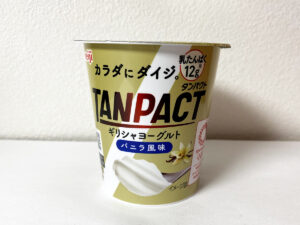 【明治】TANPACT ギリシャヨーグルト バニラ風味
