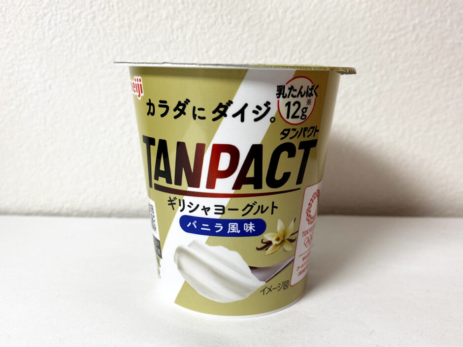 【明治】TANPACT ギリシャヨーグルト バニラ風味